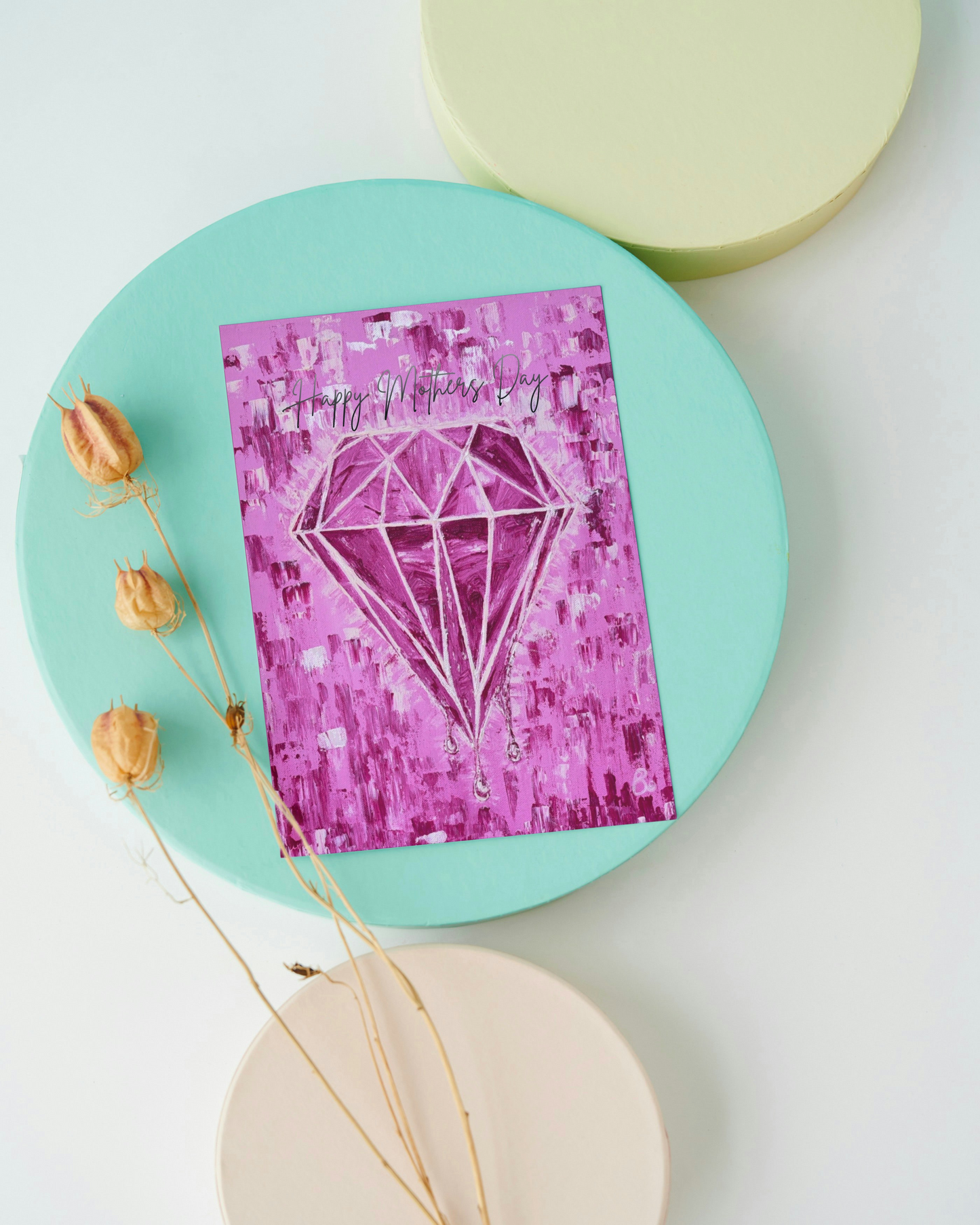 Mothers day 'Diamond' fine art digital greeting card
